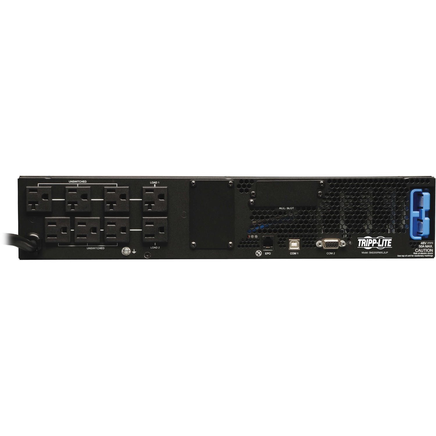 Tripp Lite by Eaton SmartPro 120V 2200VA 1920W Line-Interactive Sine Wave UPS, 2U, Extended Run, Network Card Options, LCD, USB, DB9