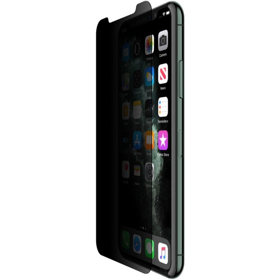 Belkin TemperedGlass Privacy Screen Protector for iPhone 11 Pro / iPhone Xs / iPhone X Transparent