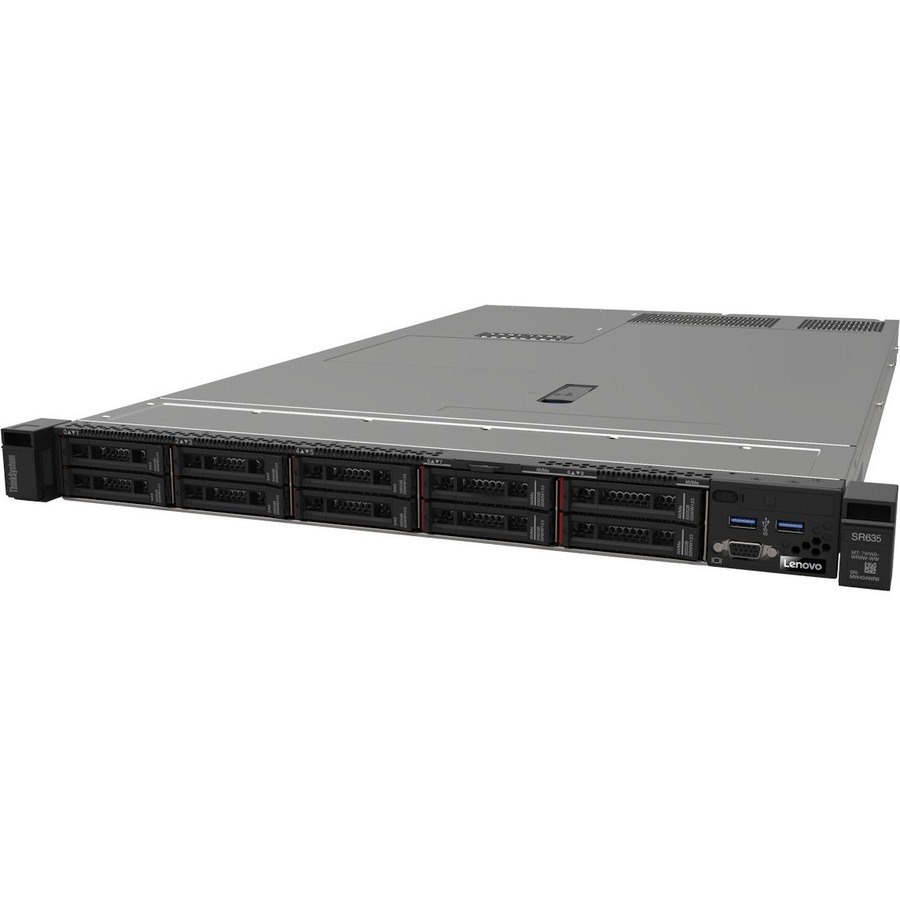 Lenovo ThinkSystem SR635 7Y99A02WNA 1U Rack Server - 1 EPYC 7302P 3 GHz - 32 GB RAM - Serial ATA Controller