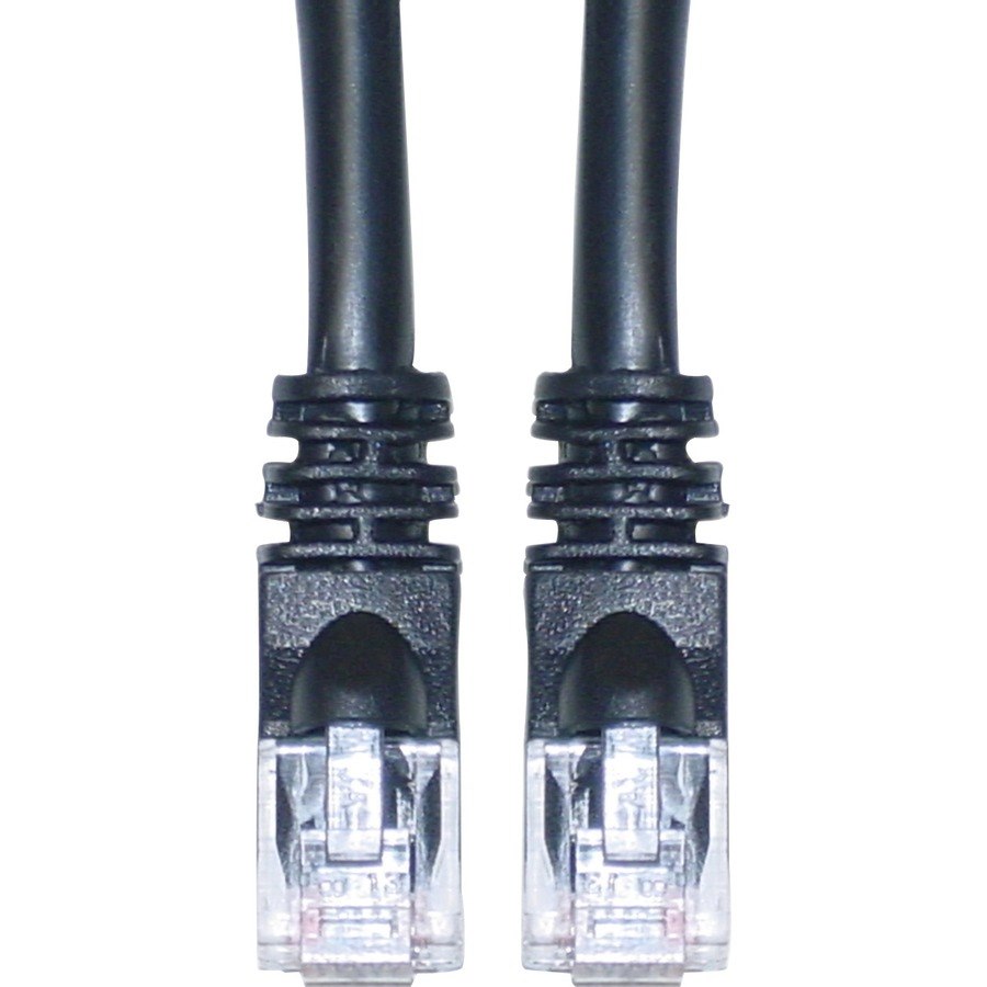 CableWholesale Cat6 Black Ethernet Patch Cable, Snagless/Molded Boot, 10 Foot