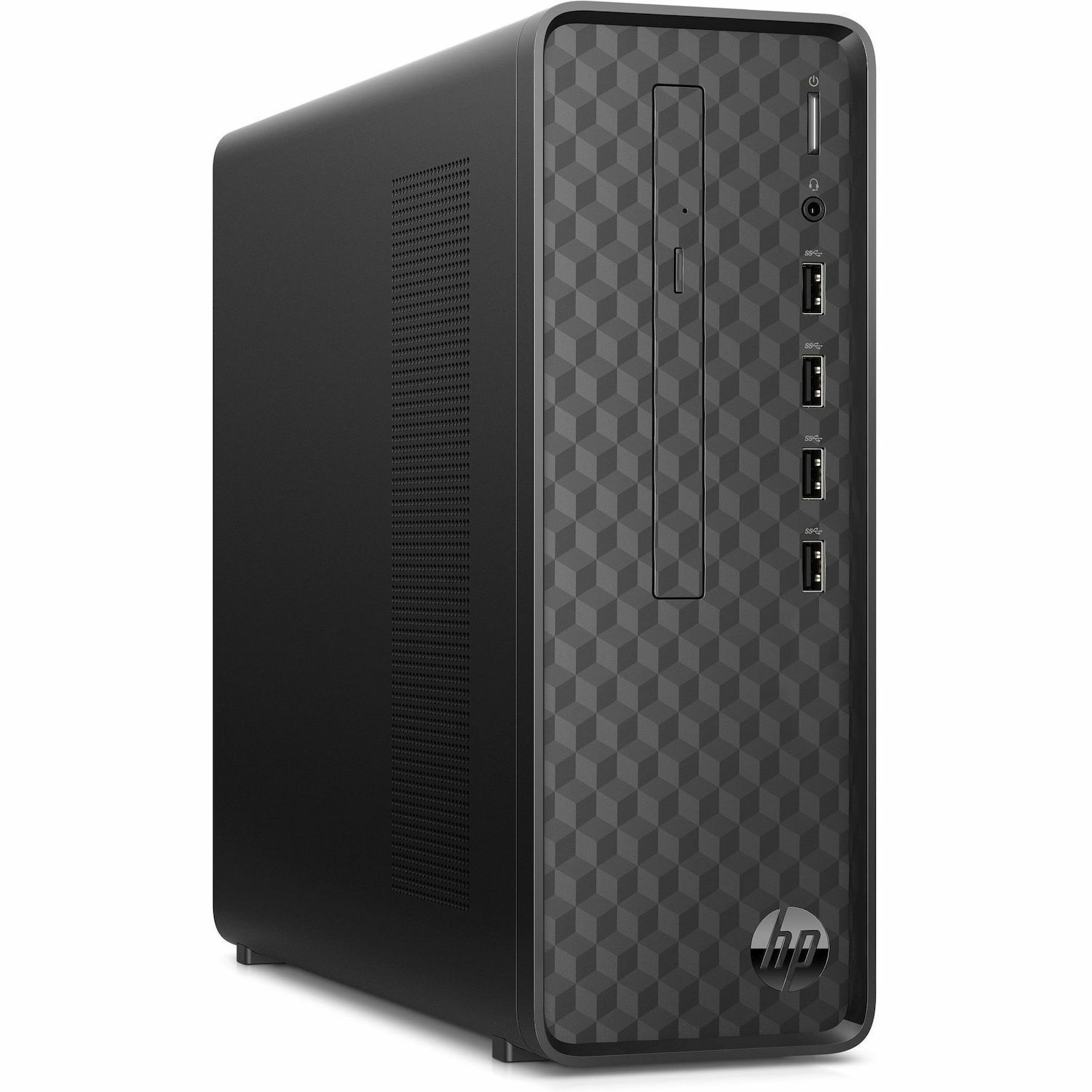 HP Slim S01-pF2000i S01-pF2003na Desktop Computer - Intel Core i3 12th Gen i3-12100 - 8 GB - 256 GB SSD - Tower - Dark Black