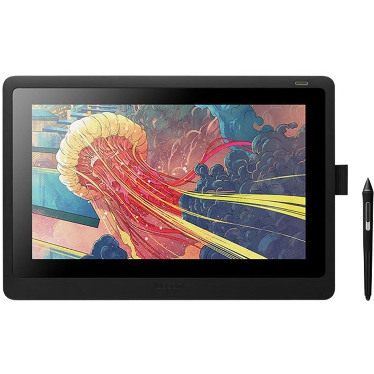 Wacom Cintiq DTK-1660 Graphics Tablet - 39.6 cm (15.6") - 5080 lpi - Cable - Black
