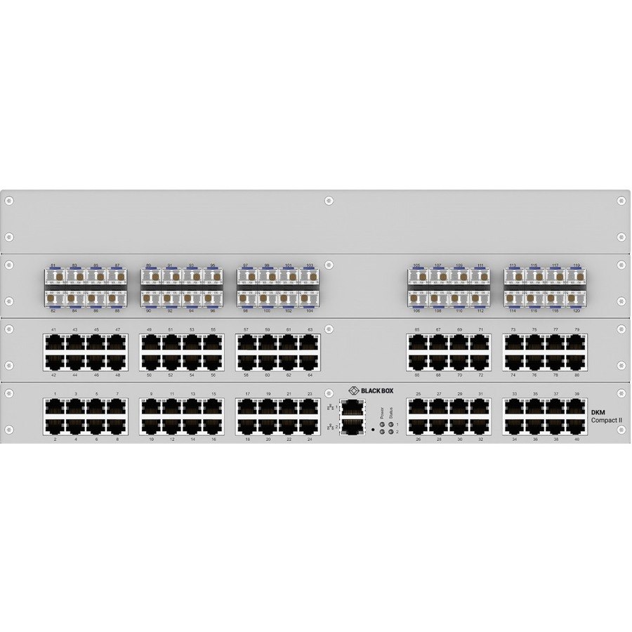 Black Box DKM Compact II KVM Matrix Switch - CATx, Fiber