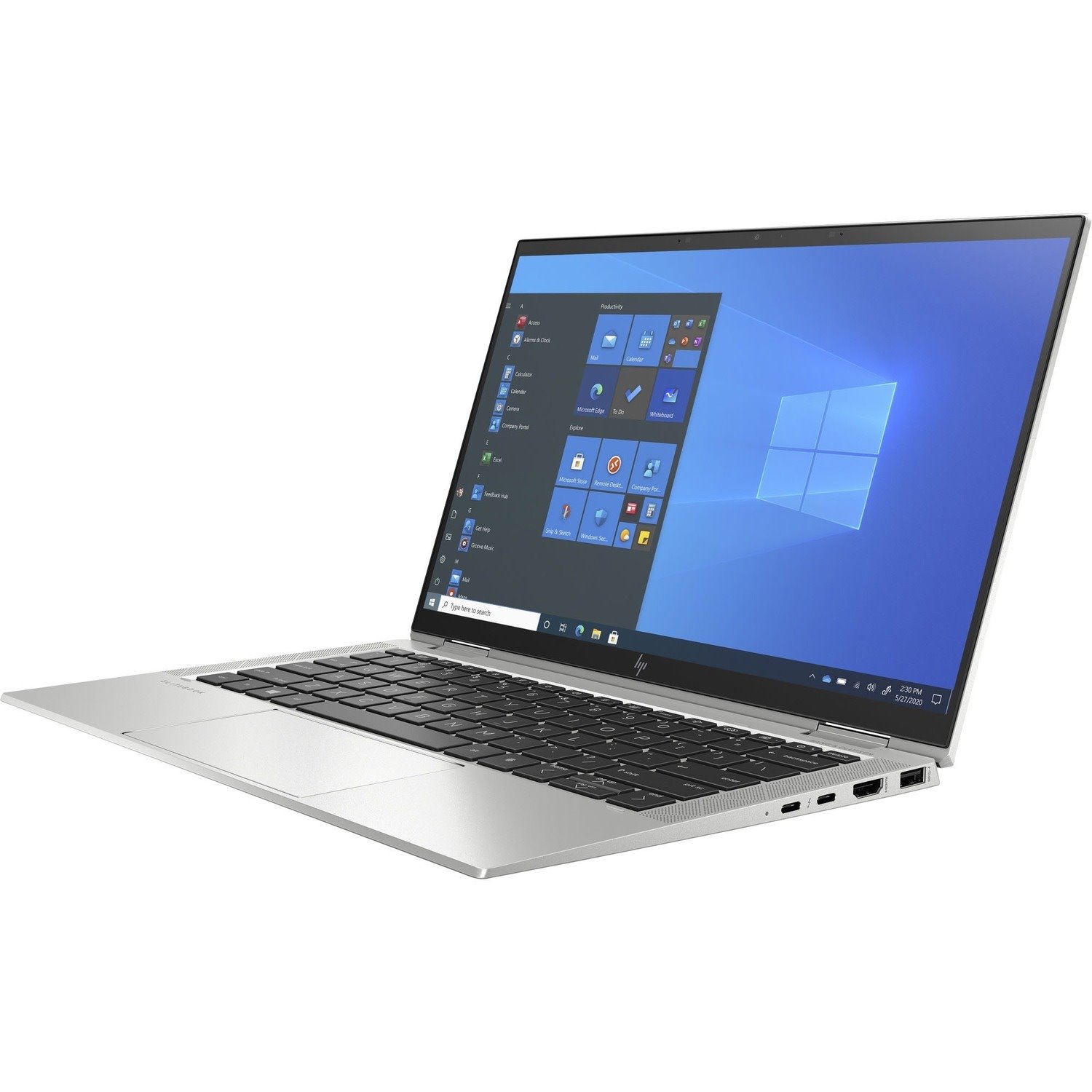 HP EliteBook x360 1030 G8 13.3" Touchscreen Convertible 2 in 1 Notebook - Full HD - 1920 x 1080 - Intel Core i5 11th Gen i5-1145G7 Quad-core (4 Core) - 8 GB Total RAM - 256 GB SSD