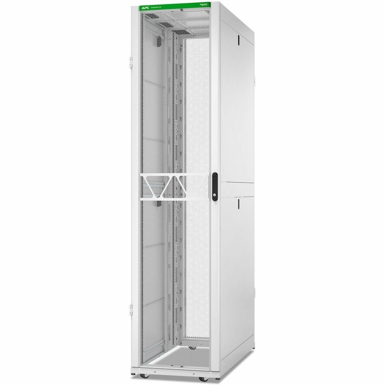 APC NetShelter SX Server Rack Gen 2, 52U, 2436H x 600W x 1200D mm, White [TAA]