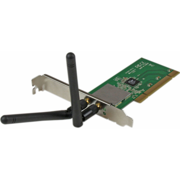 StarTech.com PCI Wireless N Adapter 300 Mbps PCI 802.11 b/g/n Network Adapter Card 2T2R 2.2 dBi