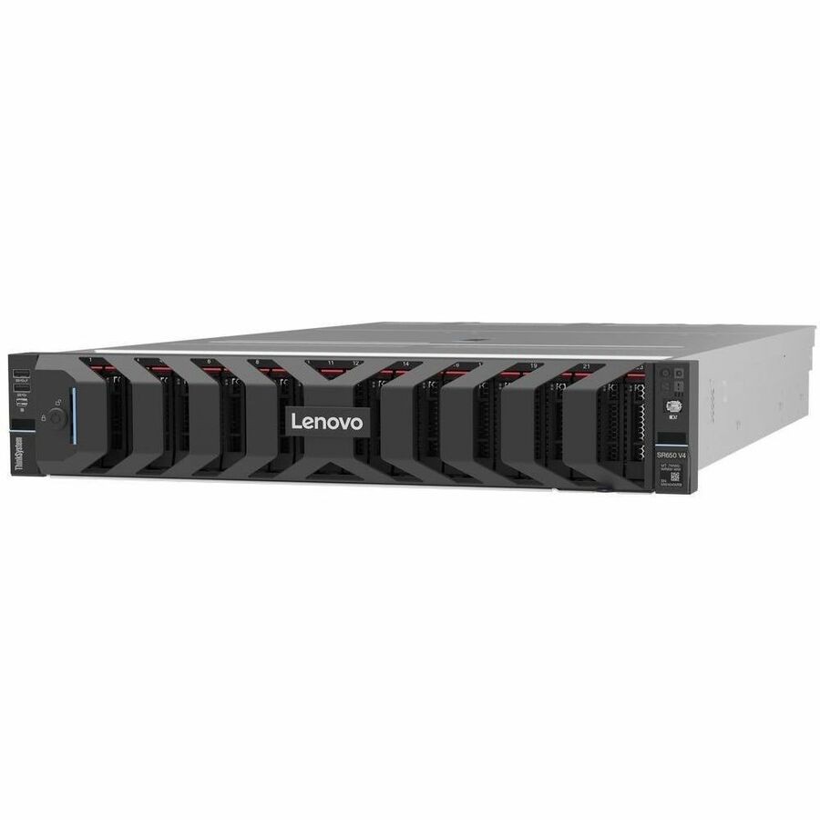 Lenovo ThinkSystem SR650 V4 7DGDA027EA 2U Rack Server - 1 x Intel Xeon 6505P 2.20 GHz - 32 GB RAM