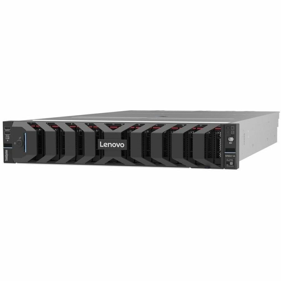 Lenovo ThinkSystem SR650 V4 7DGDA00XEA 2U Rack Server - 1 x Intel Xeon 6517P 3,20 GHz - 256 GB RAM - 12Gb/s SAS Steuerung