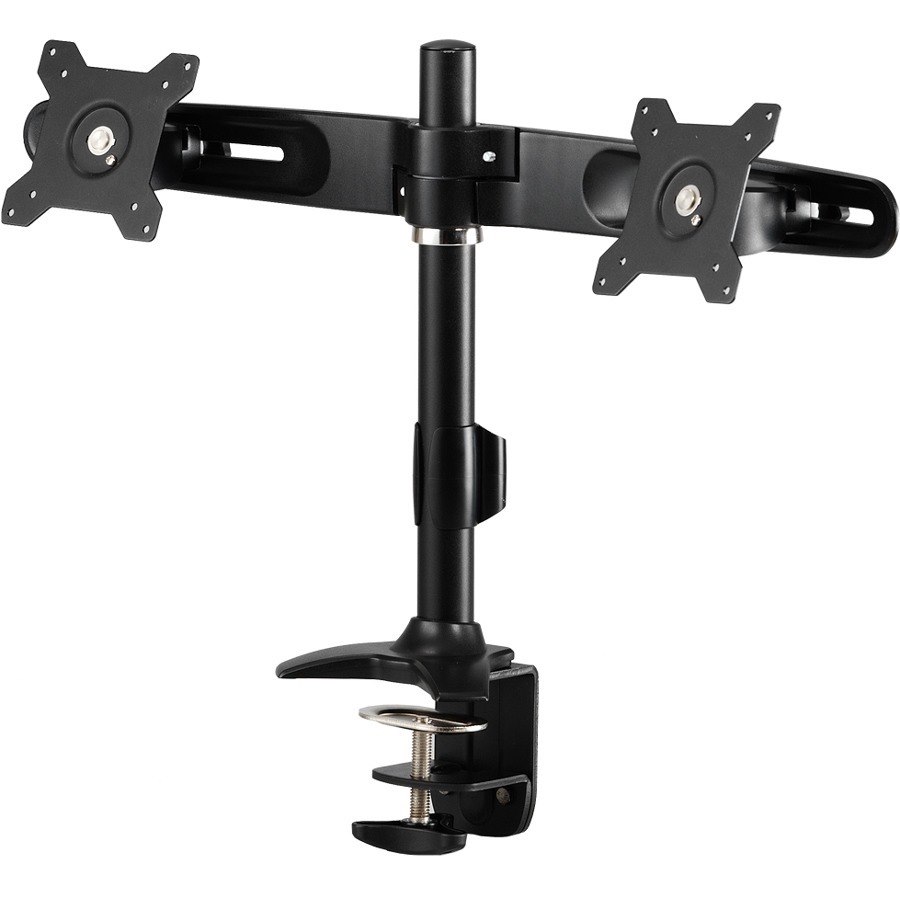 Amer Mounts AMR2C Clamp Mount for Flat Panel Display, Monitor - Black - Landscape/Portrait - TAA Compliant