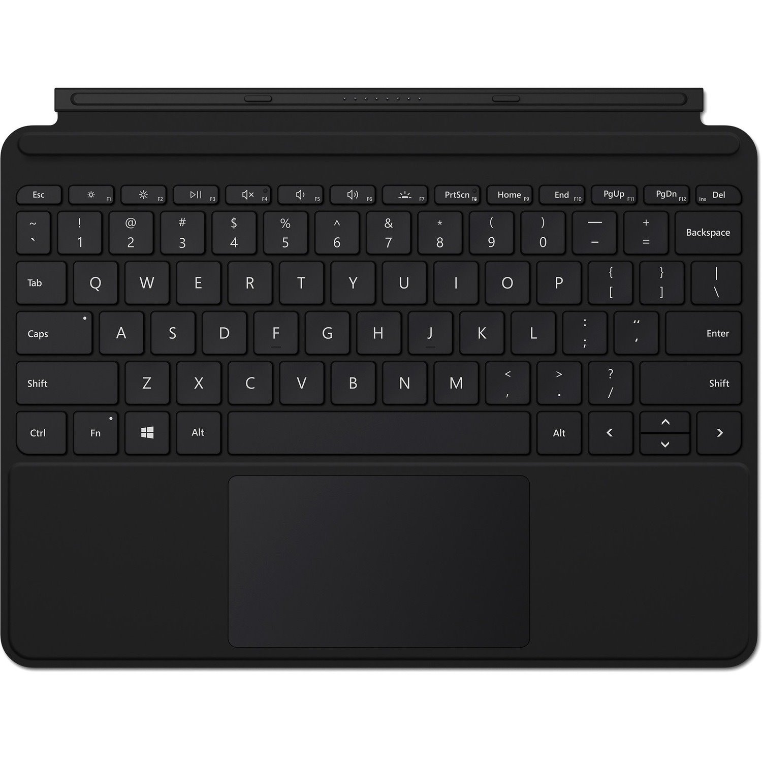 Microsoft Type Cover Keyboard/Cover Case Microsoft Surface Go, Surface Go 2, Surface Go 3 Tablet - Canadian French Keyboard - Black