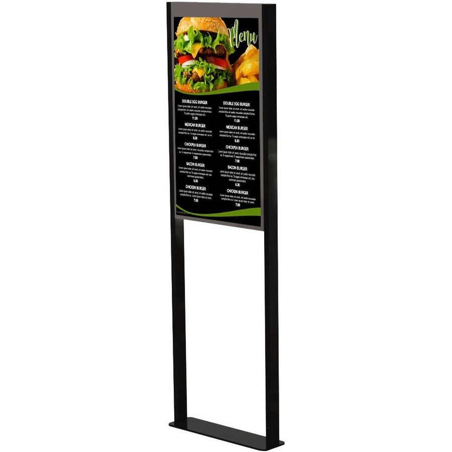 Floor Window Display Mount for Samsung OM46N-D Double-Sided Display