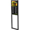Peerless-AV® Floor Window Display Mount for Samsung OM55N-D Double-Sided Display