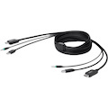 Belkin TAA DP/USB/AUD SKVM CBL, DP M/M; USB A/B, 10'