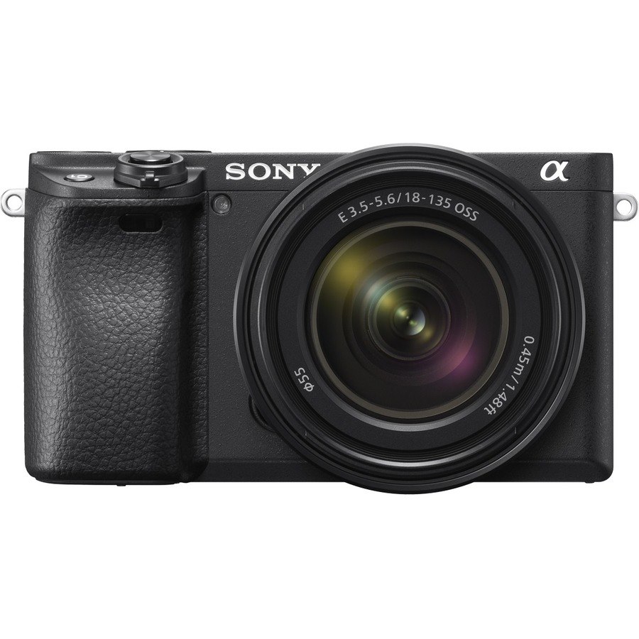 Sony &alpha;6400 24.2 Megapixel Mirrorless Camera with Lens - 18 mm - 135 mm - Black