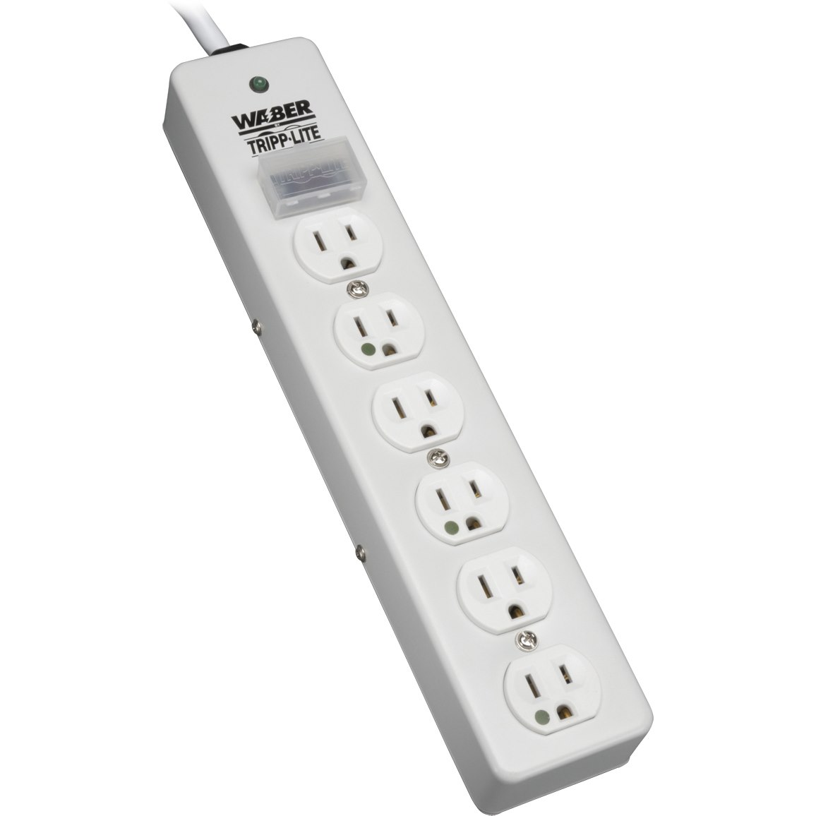 Eaton Tripp Lite Series Hospital-Grade Surge Protector with 6 Hospital-Grade Outlets, 6 ft. (1.83 m) Cord, 1050 Joules, UL 1363, Not for Patient-Care Rooms