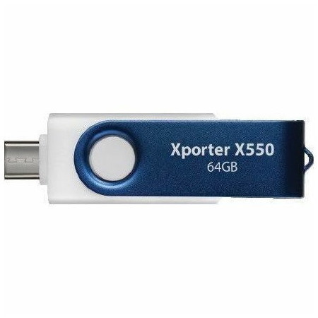 Patriot Memory Xporter X550 64GB USB 3.2 (Type A + Type C) Gen 1 Flash Drive