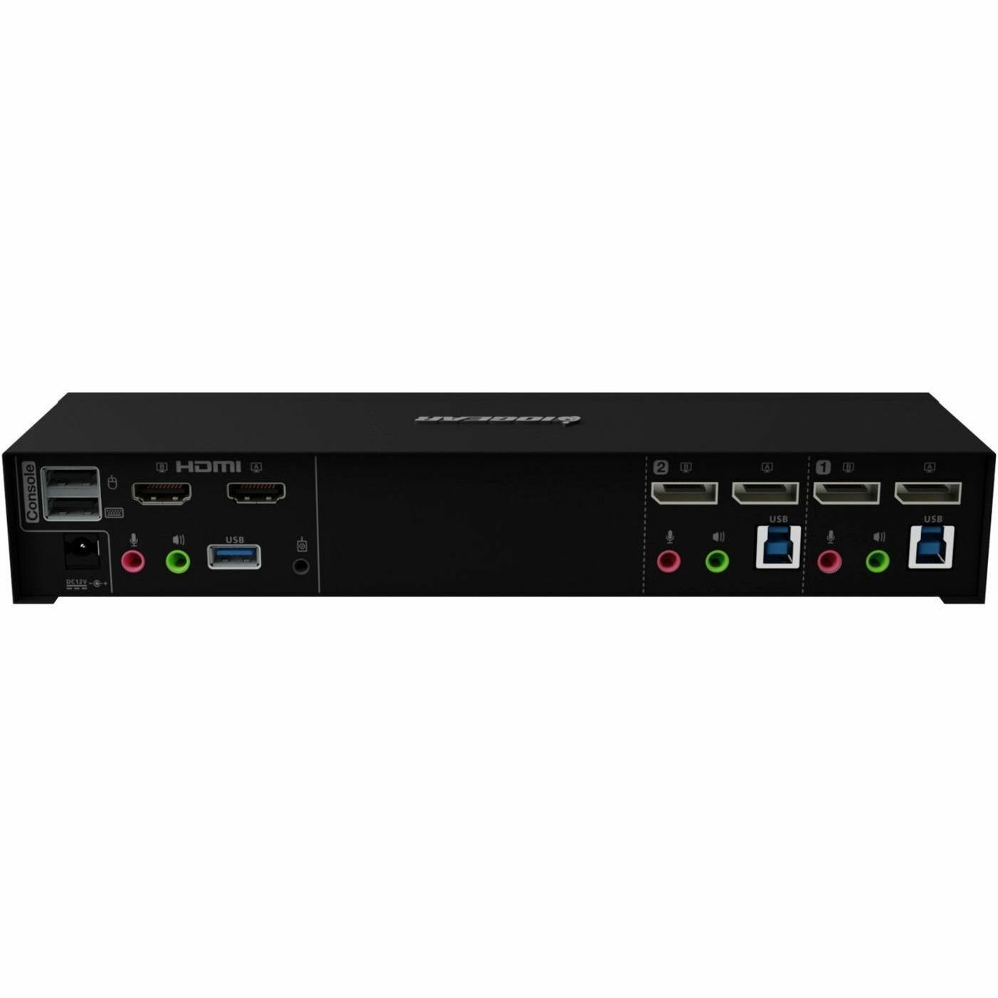 IOGEAR 2-Port 4K Dual View DisplayPort Matrix KVMP