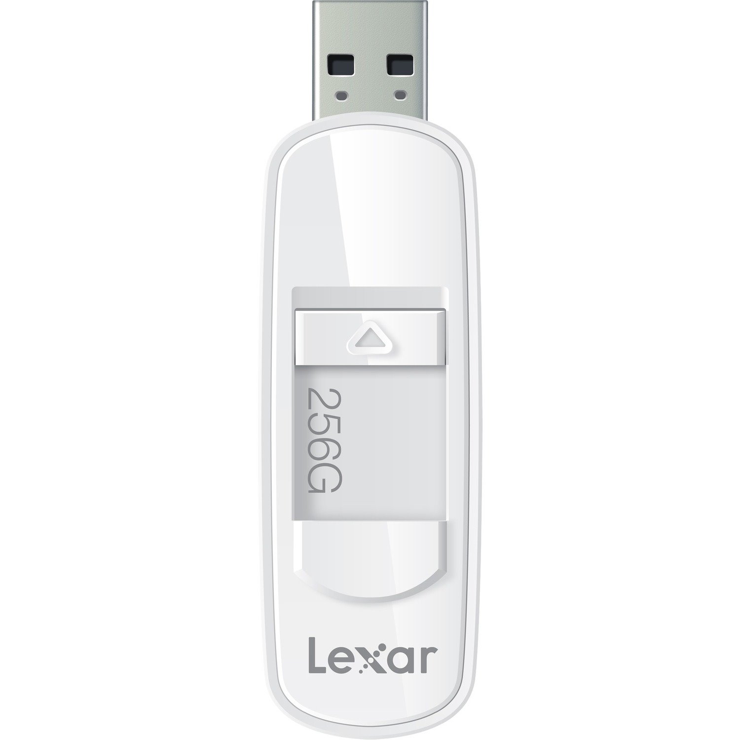 Lexar JumpDrive S75 256 GB USB 3.0 Flash Drive - White