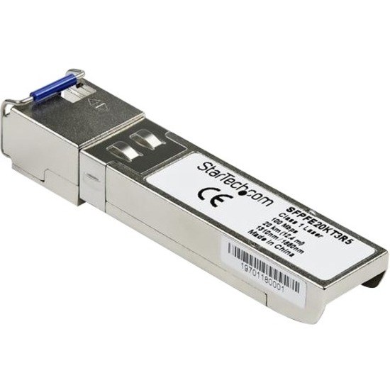 StarTech.com Juniper SFP-FE20KT15R13 Compatible SFP Module - 100BASE-BX-D - 100 Mb Ethernet BiDi Fiber (SMF)