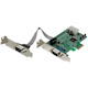 StarTech.com 2 Port Low Profile PCI Express Serial Card - 16550