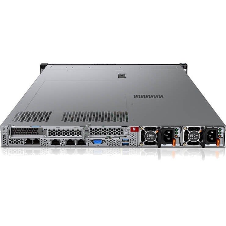 Lenovo ThinkSystem SR570 7Y03A012NA 1U Rack Server - 1 Xeon Silver 4108 1.80 GHz - 16 GB RAM - 12Gb/s SAS, Serial ATA/600 Controller