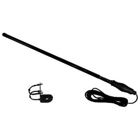 Strike B2 7dBi Heavy Duty Bullbar Mount Antenna - Full Black