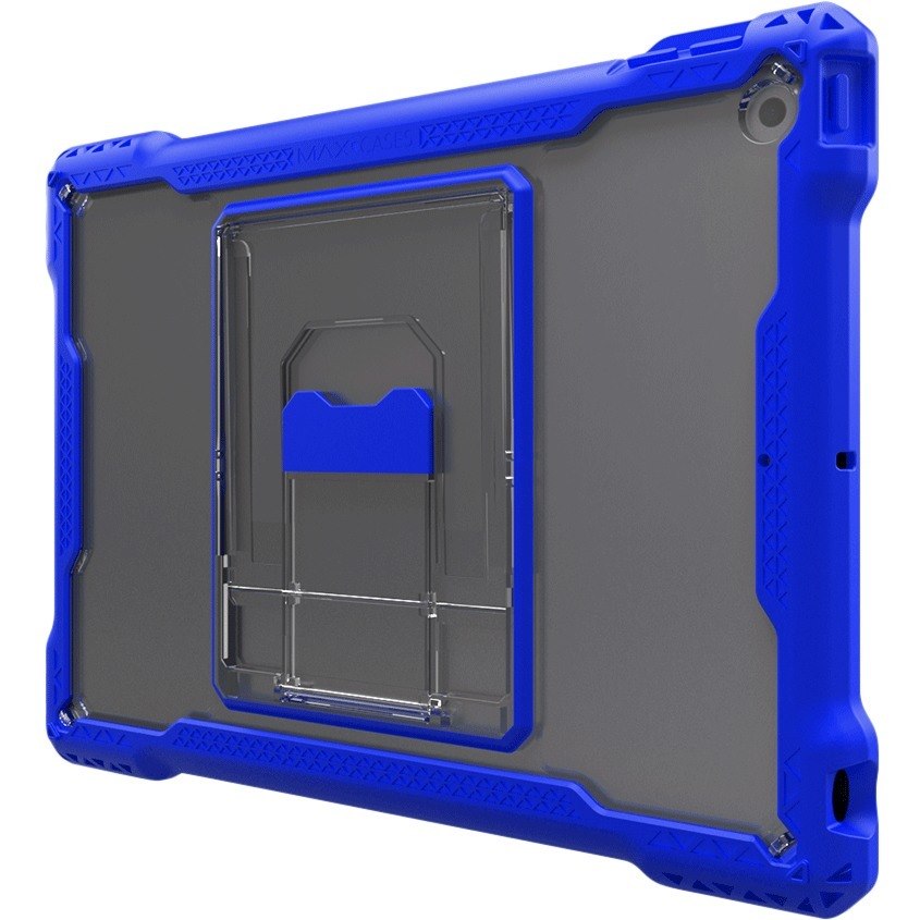 MAXCases Shield Extreme-X Rugged Case for Apple iPad (7th Generation), iPad (8th Generation), iPad (9th Generation) Tablet - Blue, Clear