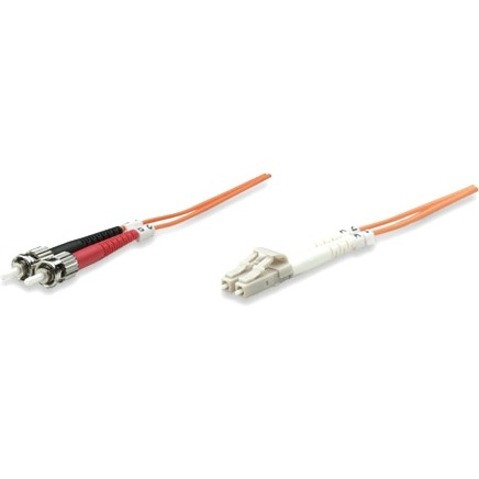 Intellinet 5M 14FT LC/ST Multi Mode Fiber Cable