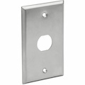 Eaton Tripp Lite Series 1-Port Single Gang Faceplate, Stainless Steel, Industrial Grade, IP44, TAA