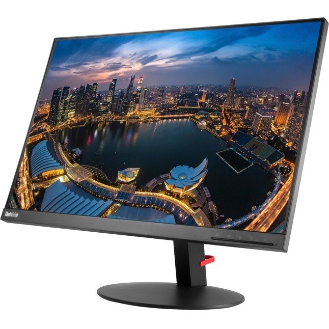 Lenovo ThinkVision T24d 24" Class WUXGA LCD Monitor - 16:10 - Glossy Black