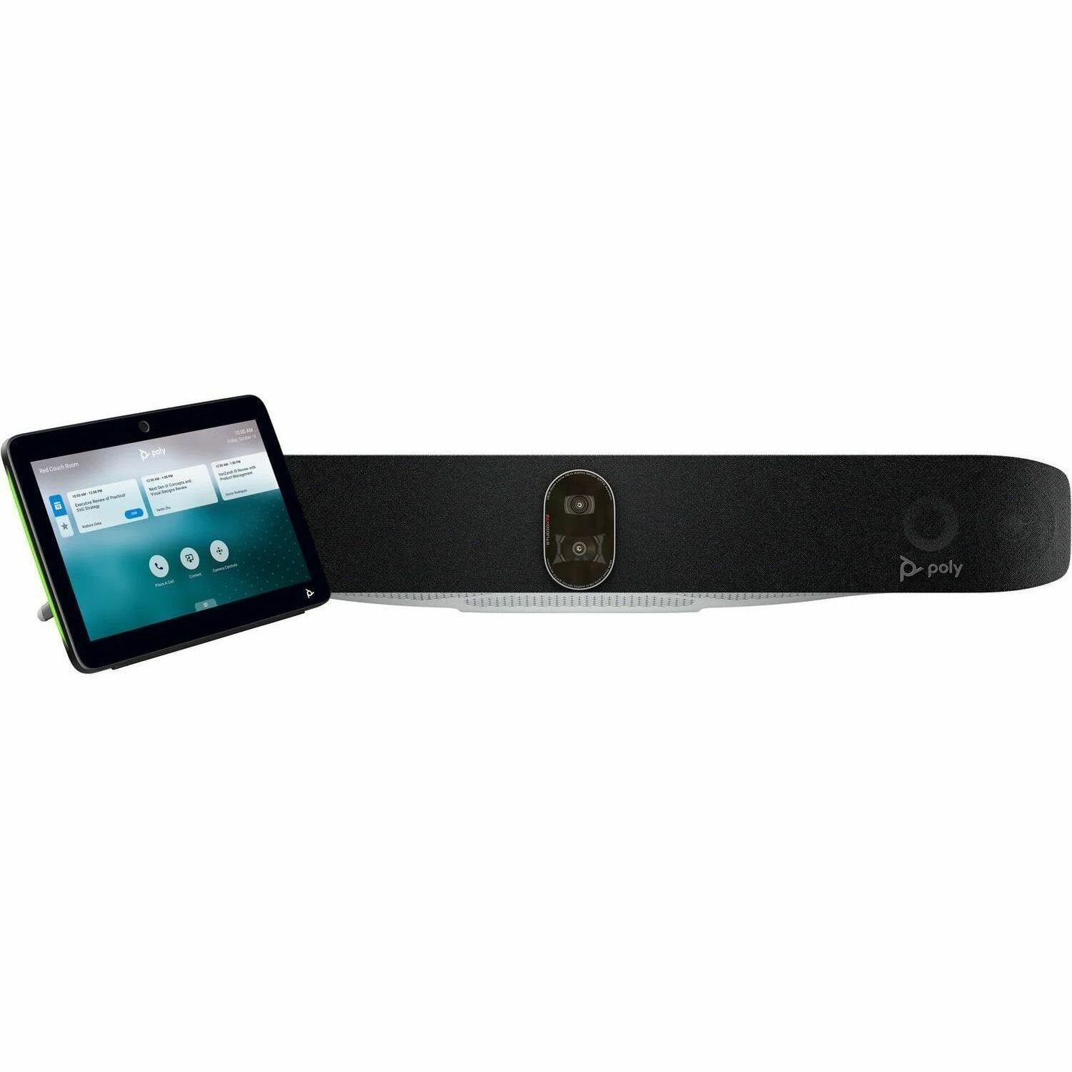 Poly Studio X72 Video Conference Equipment - Large Room Size Supported - Black - TAA Compliant