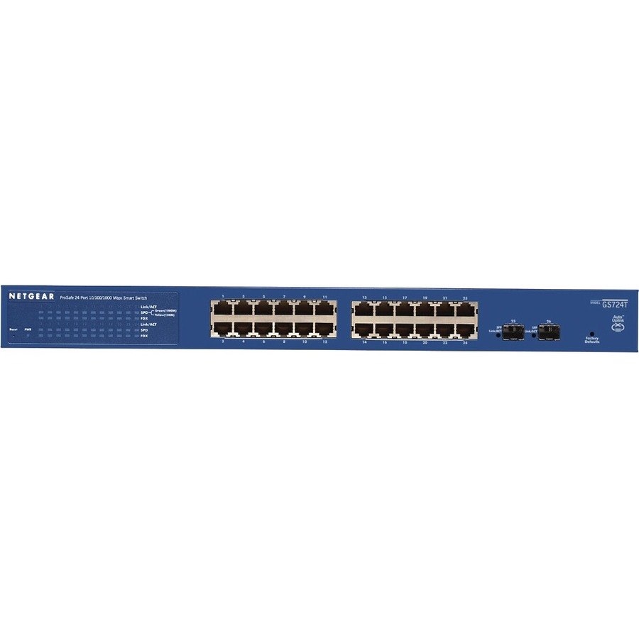 Netgear ProSafe GS724T 24 Ports Manageable Layer 3 Switch - 10/100/1000Base-T