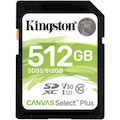Kingston Canvas Select Plus SDS2 512 GB Class 10/UHS-I (U3) SDXC - 1