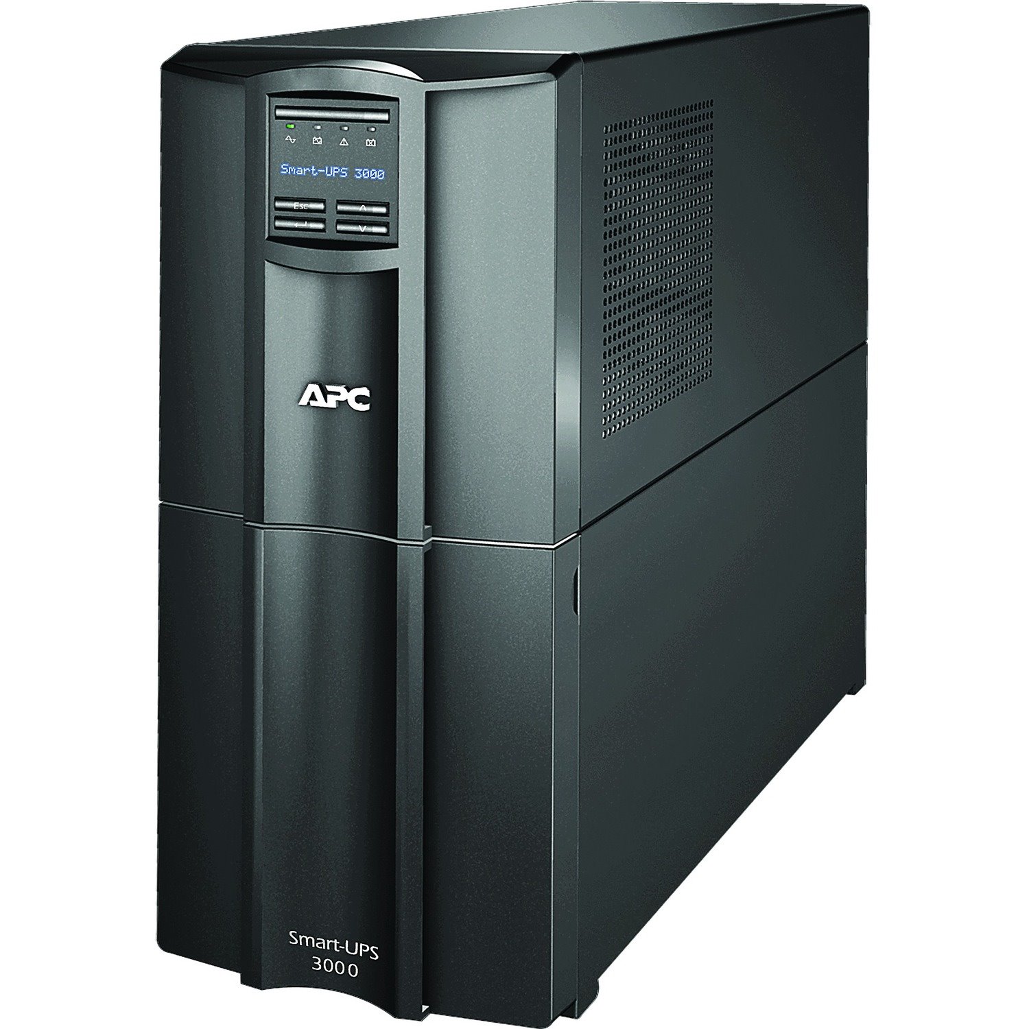 APC Smart-UPS, Line Interactive, 3kVA, Tower, 120V, 8 NEMA 5-15R+2 NEMA 5-20R outlets, SmartConnect Port+SmartSlot, AVR, LCD