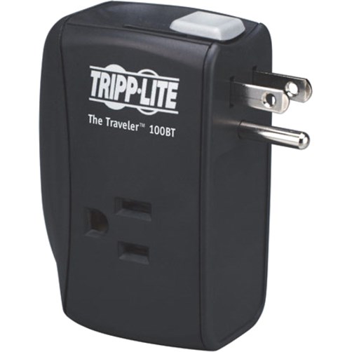 Tripp Lite by Eaton Protect It! 2-Outlet Portable Surge Protector, Direct Plug-In, 1050 Joules, Ethernet Protection