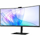 Samsung ViewFinity S6 S34C654VAN 34" Class Webcam UW-QHD Curved Screen LCD Monitor - 21:9 - Black
