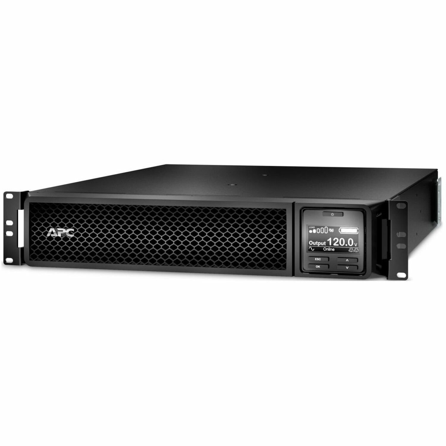 APC Smart-UPS On-Line, 1500VA, Rackmount 2U, 120V, 6x NEMA 5-15R outlets, SmartSlot, Extended runtime, W/ rail kit [TAA]