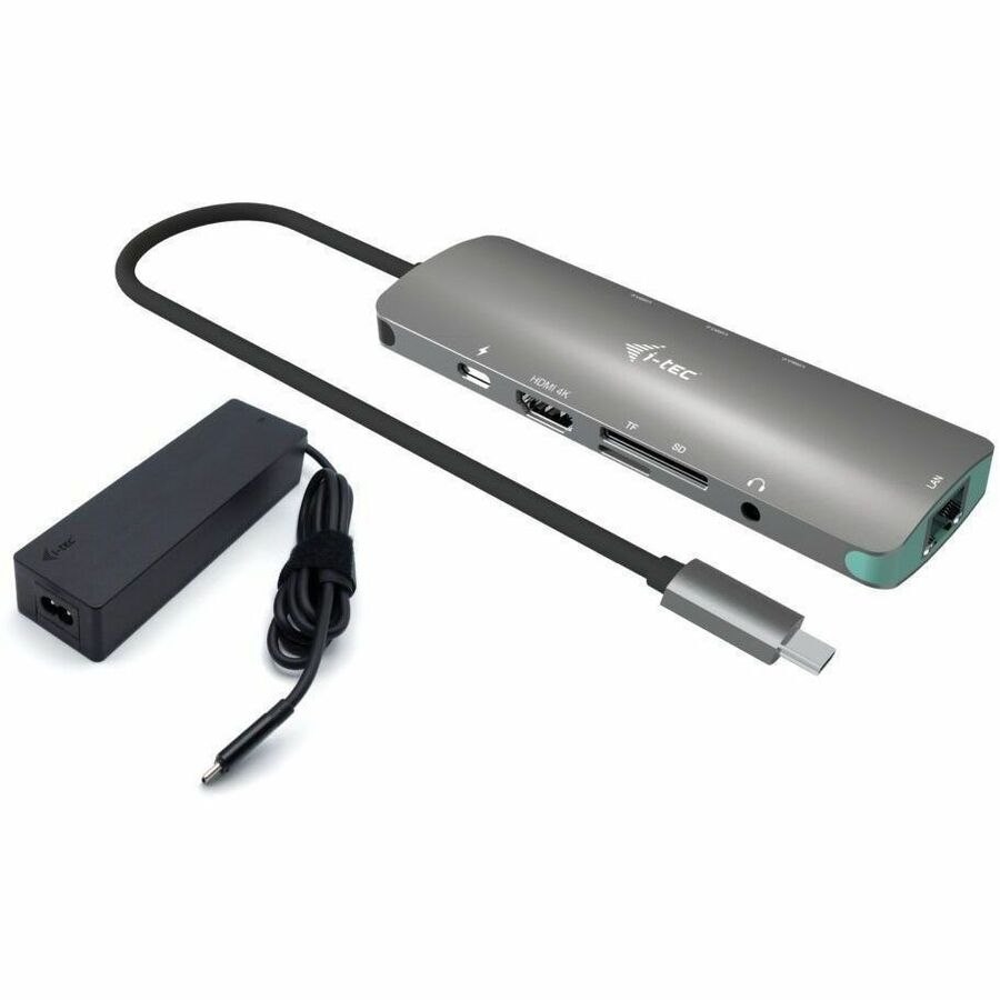 I-Tec Nano Lan Dock + P/S 100W Dock 4K Hdmi Lan PD 100W Uk