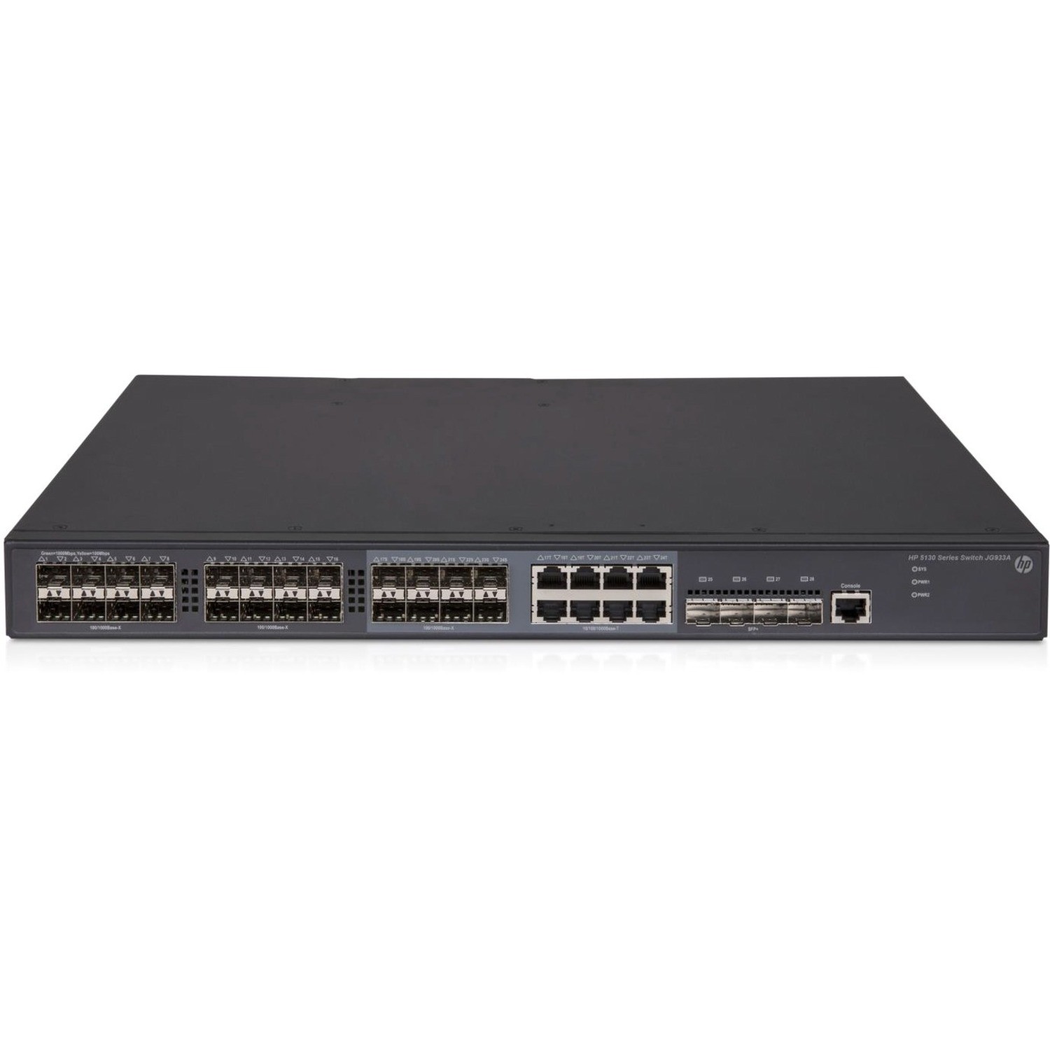 HPE 5130 EI 5130-24G-SFP-4SFP+ EI Manageable Layer 3 Switch - 10/100/1000Base-T, 1000Base-X, 10GBase-X