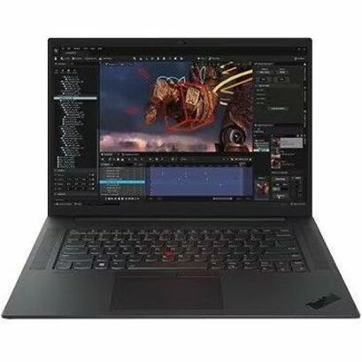 Lenovo ThinkPad P1 Gen 6 21FV0019CA 16" Touchscreen Notebook - WQUXGA - Intel Core i9 13th Gen i9-13900H - vPro Technology - 32 GB - 1 TB SSD - French Keyboard - Black Weave