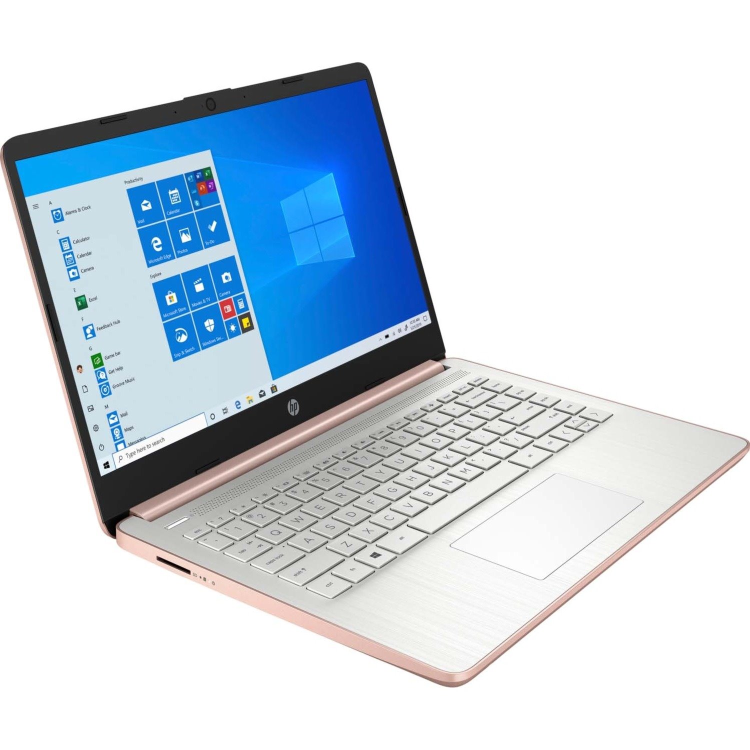 HP 14" Notebook - HD - 1366 x 768 - (Intel Celeron N4020 Dual-core (2 Core) 1.1 GHz) - 4 GB Total RAM - 64 GB Flash Memory - Pale Rose Gold