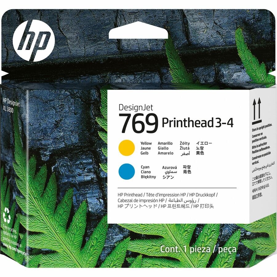 HP 769 Original Inkjet Printhead - Yellow, Cyan Pack