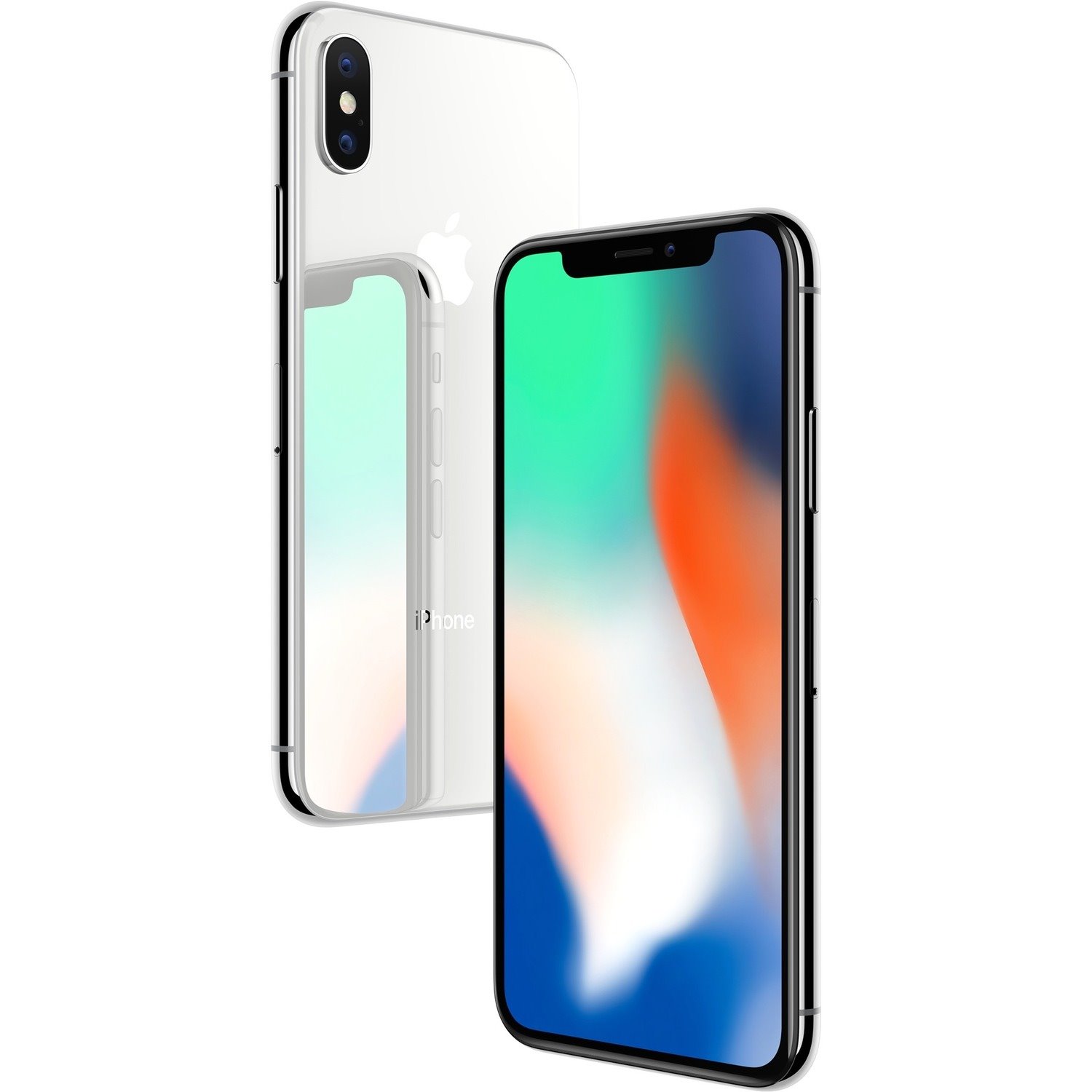 Apple iPhone X 256 GB Smartphone - 14.7 cm (5.8") OLED 2436 x 1125 - Dual-core (2 Core) Quad-core (4 Core) - 3 GB RAM - iOS 11 - 4G - Silver