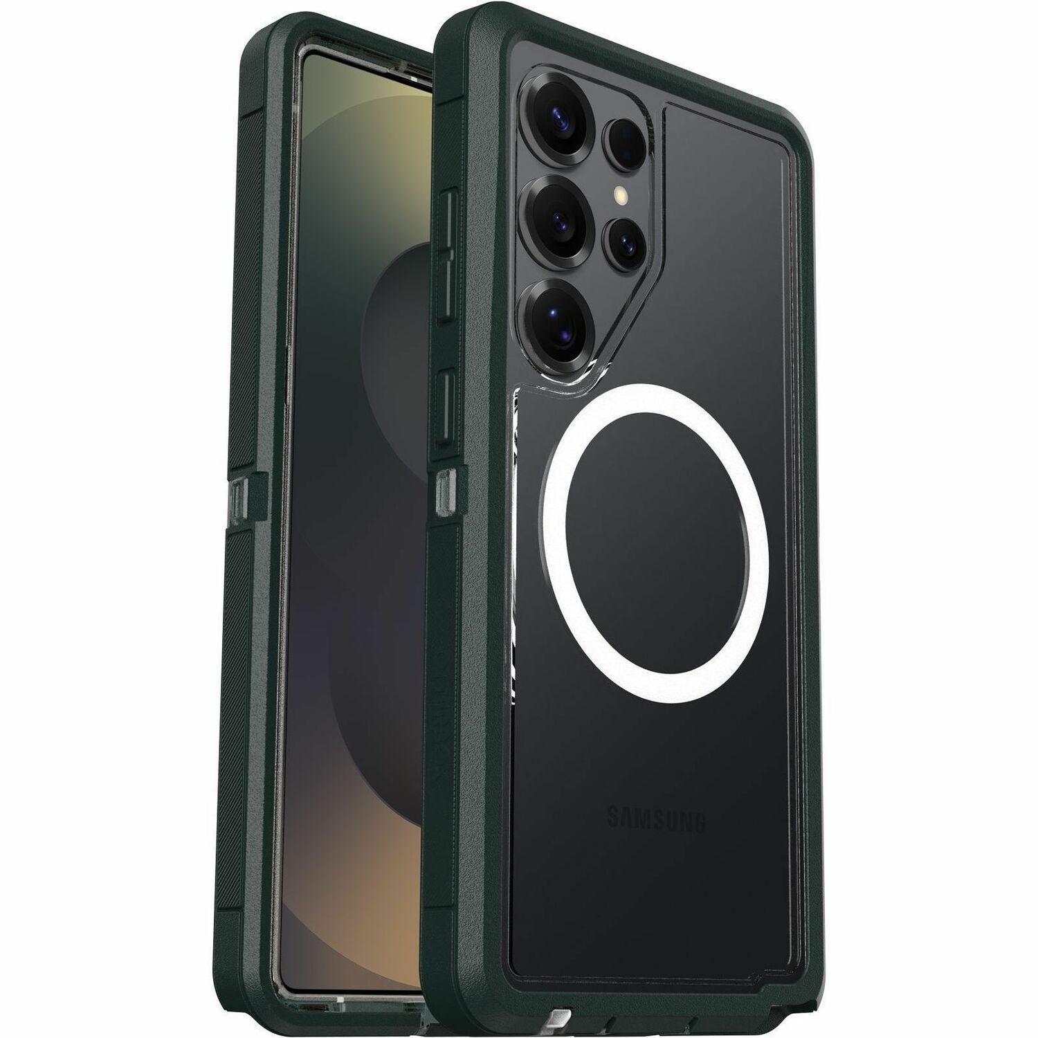 OtterBox Defender Series Pro XT Rugged Carrying Case (Holster) Samsung Galaxy S25 Ultra Smartphone - Sagebrush (Green)