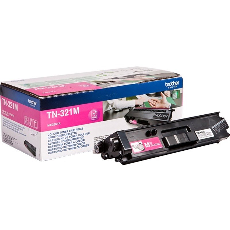 Brother TN321M Original Laser Toner Cartridge - Magenta Pack