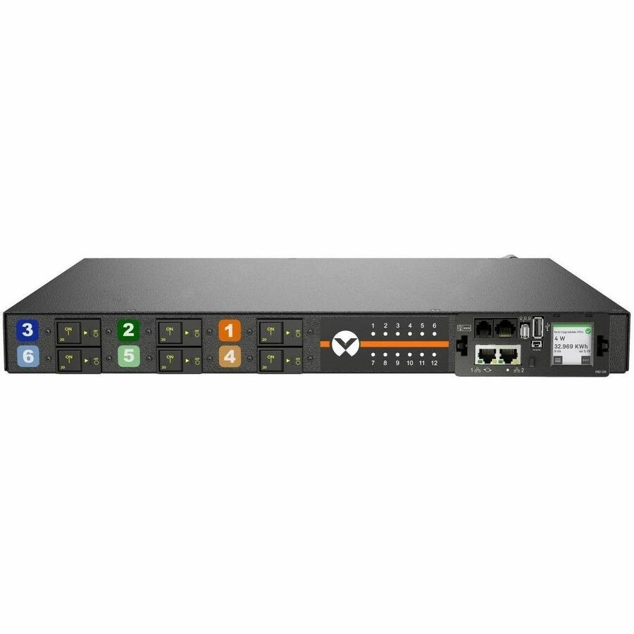 Vertiv Geist rPDU MNR5M1R6-12CF13-3PS56B0H10-S 12-Outlets PDU