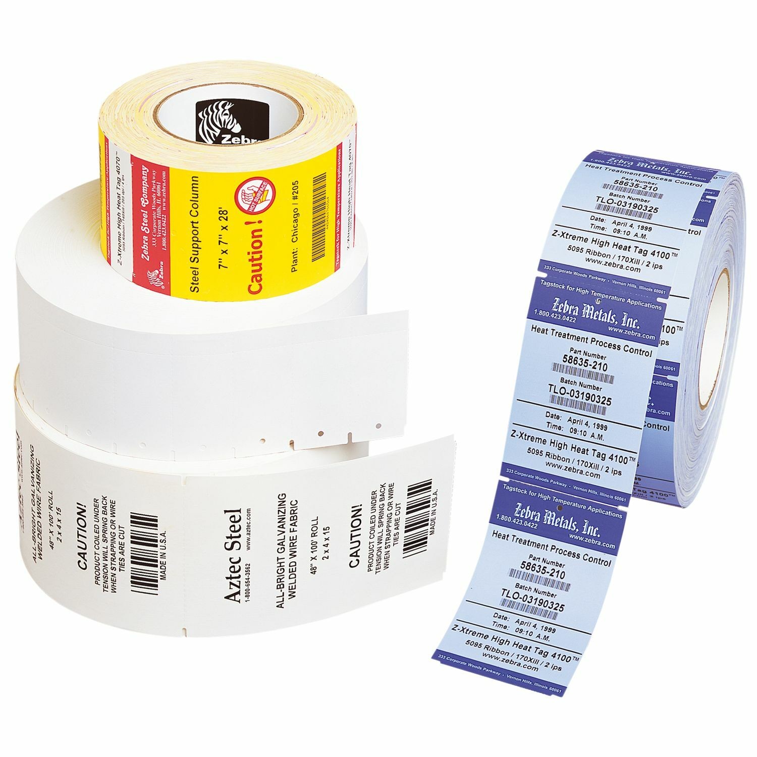 Zebra 2070 Direct Thermal Paper Tag