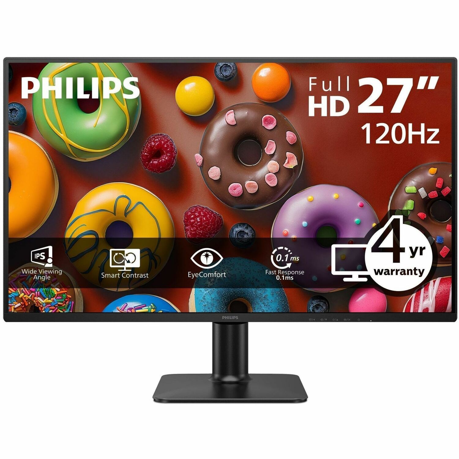 Philips 27E2n2100s - LCD Monitor - Flat - 1920 X 1080 - 27Inch - 4MS Response Time - 120