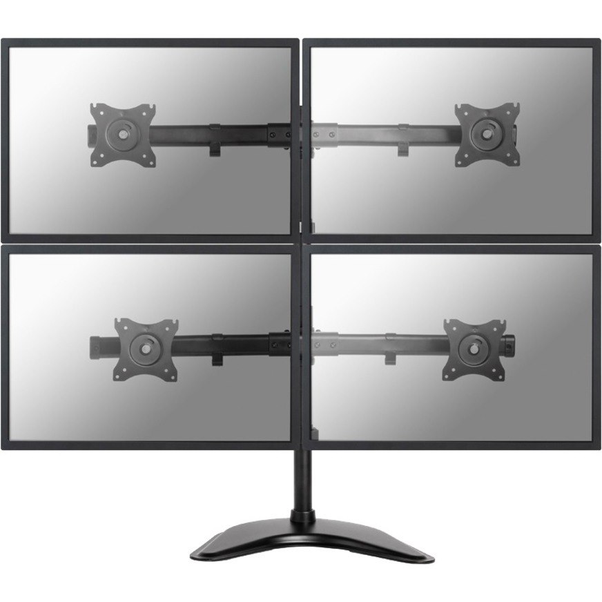 Neomounts Neomounts Pro NM-D335D4BLACK Desk Mount for Flat Panel Display - Black