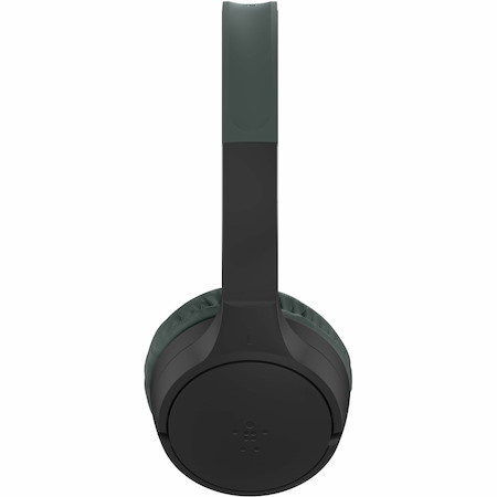 Belkin Wireless Bluetooth On-Ear Headphones for Kids w/ Mic - 85dB Limit - w/ USB-C Cable - Headset - Black
